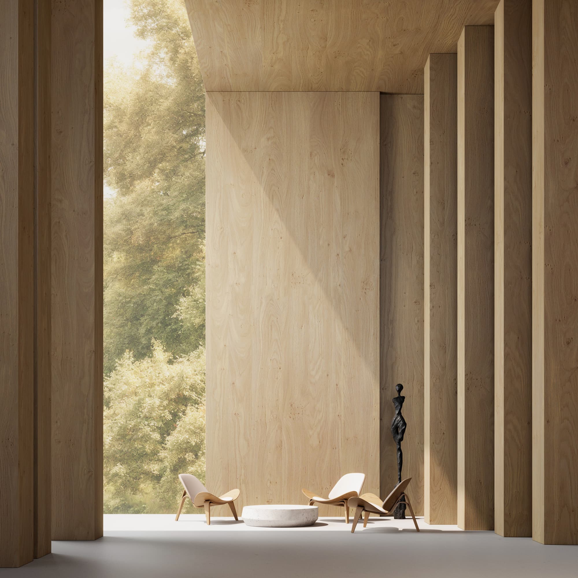 REAL WOOD VENEER OAK